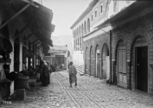 Tunis, Mosquée Ez-zeitouna dans le souk des marchands de grains