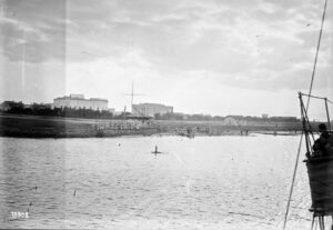 Tunisie , entrée du canal de la Goulette, Tunis 1912