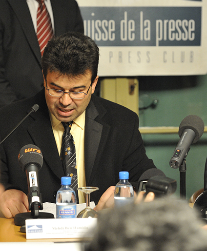 Mehdi club suisse de la presse 2010