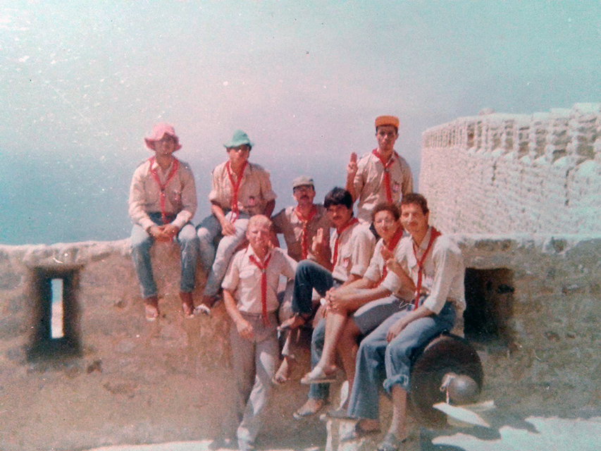 صورة لفوج الكشافة بالمعمورة خلال صائفة 1995