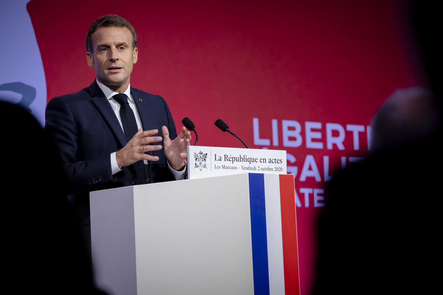 خطاب الرئيس الفرنسي ماكرون حول استفاقة الجمهورية